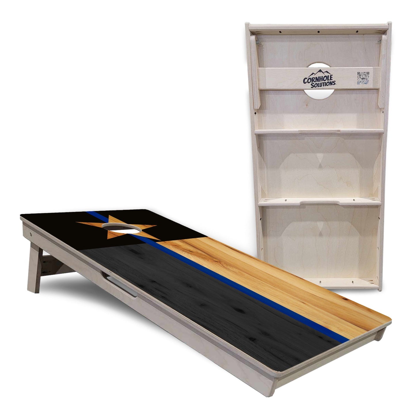 Texas Thin Blue Line Cornhole Boards — Tournament Series