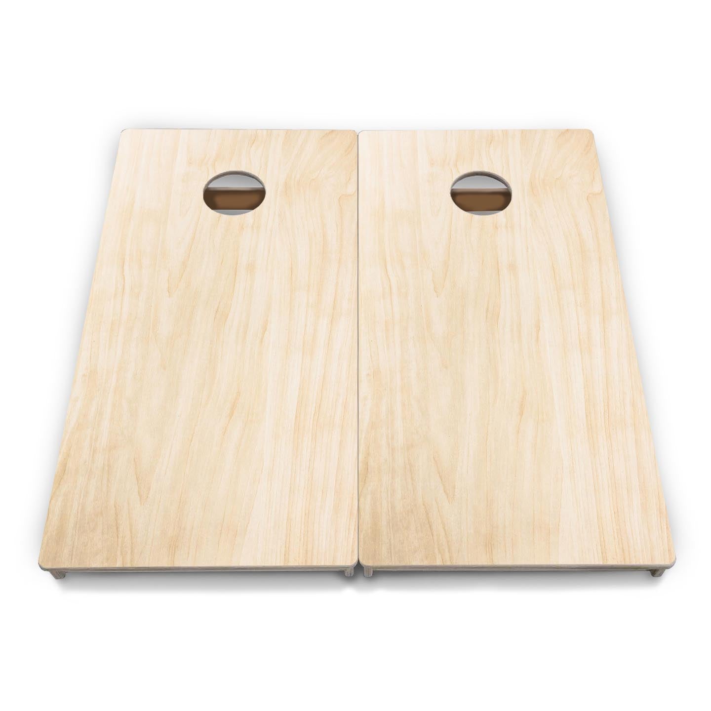 Tournament Cornhole Bundle — Plain Raw | Boards, Bags & Case
