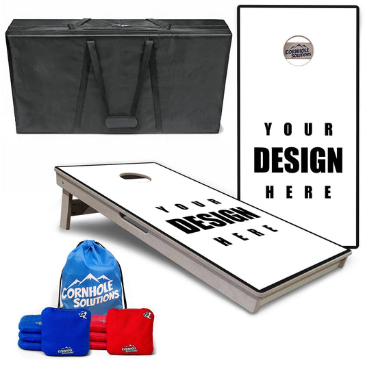 Tournament Cornhole Bundle — Custom Design | Boards, Bags & Case