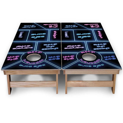 Drinking Game Cornhole Boards - Backyard Series