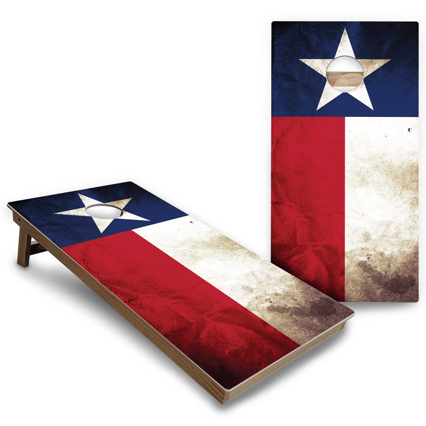 Texas Themed Cornhole Boards — Backyard Series