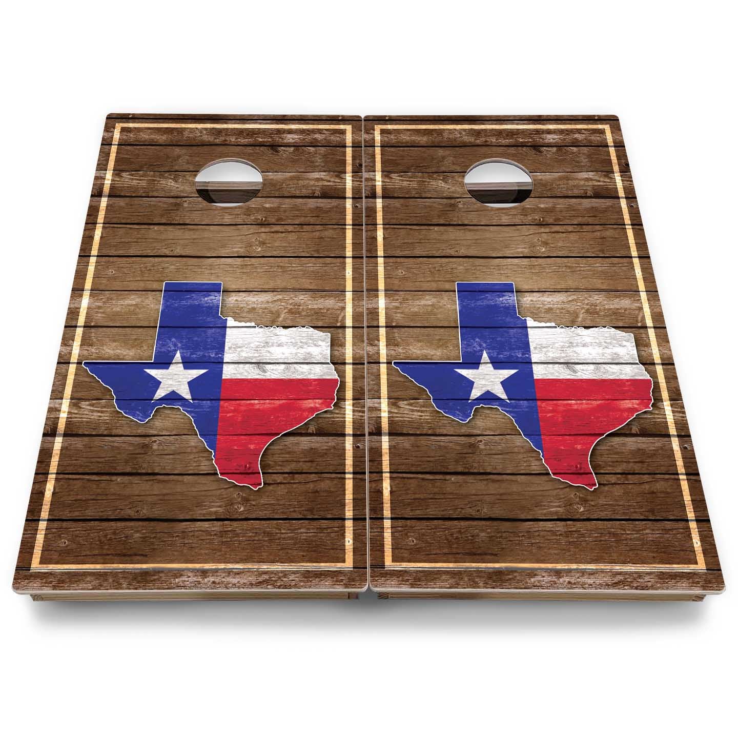 Texas Themed Cornhole Boards — Backyard Series
