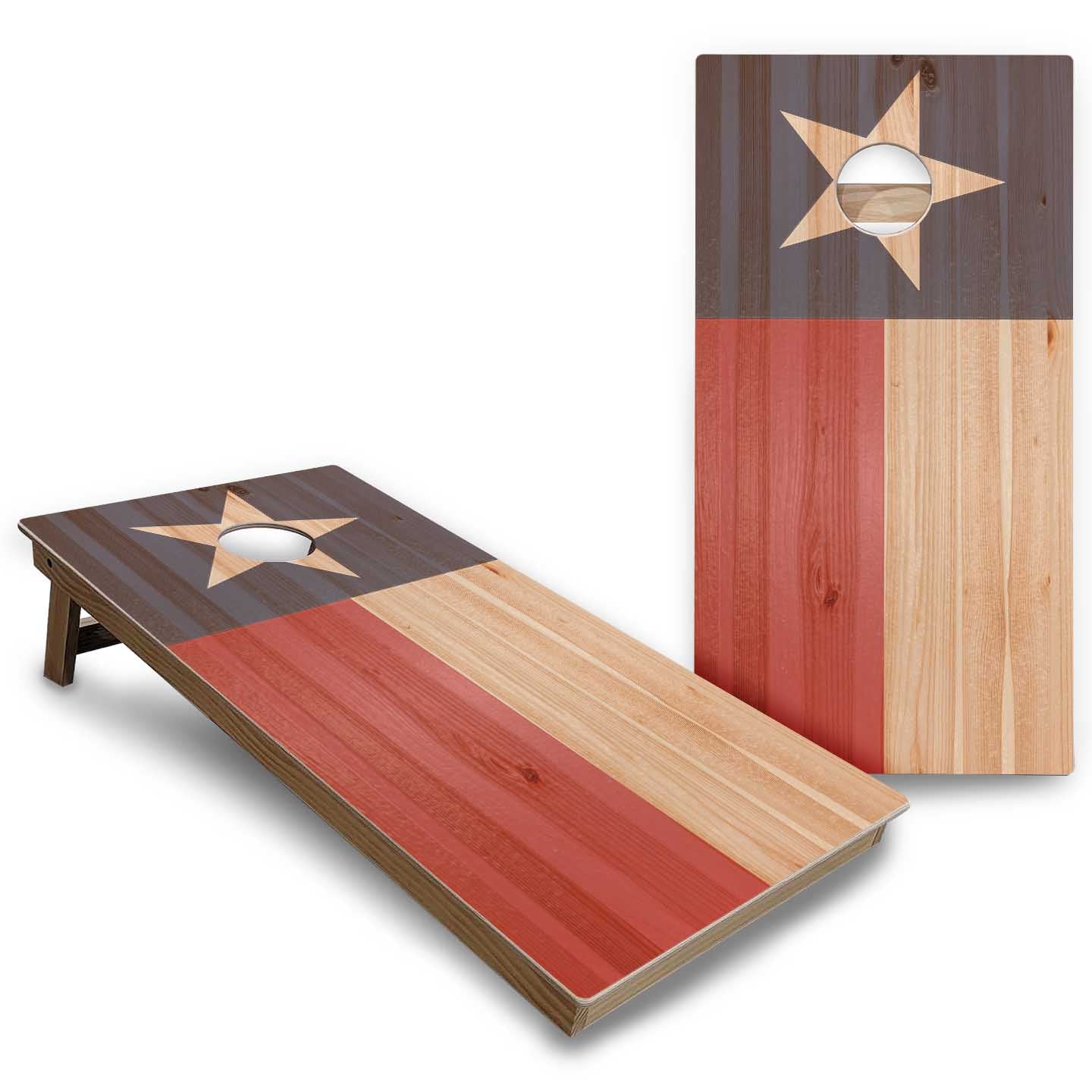 Texas Themed Cornhole Boards — Backyard Series