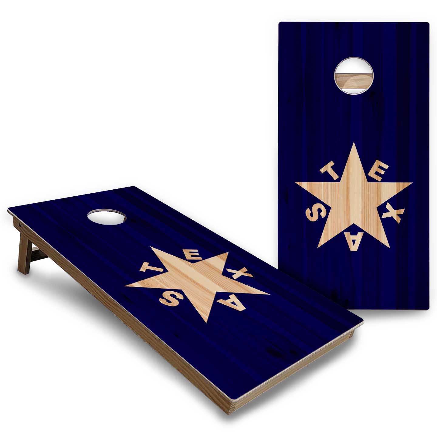 Texas Themed Cornhole Boards — Backyard Series