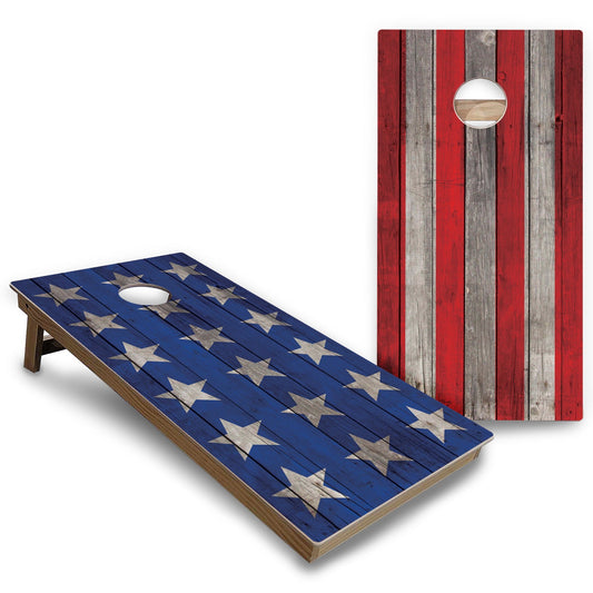 Stars & Stripes Cornhole Boards — Backyard Series