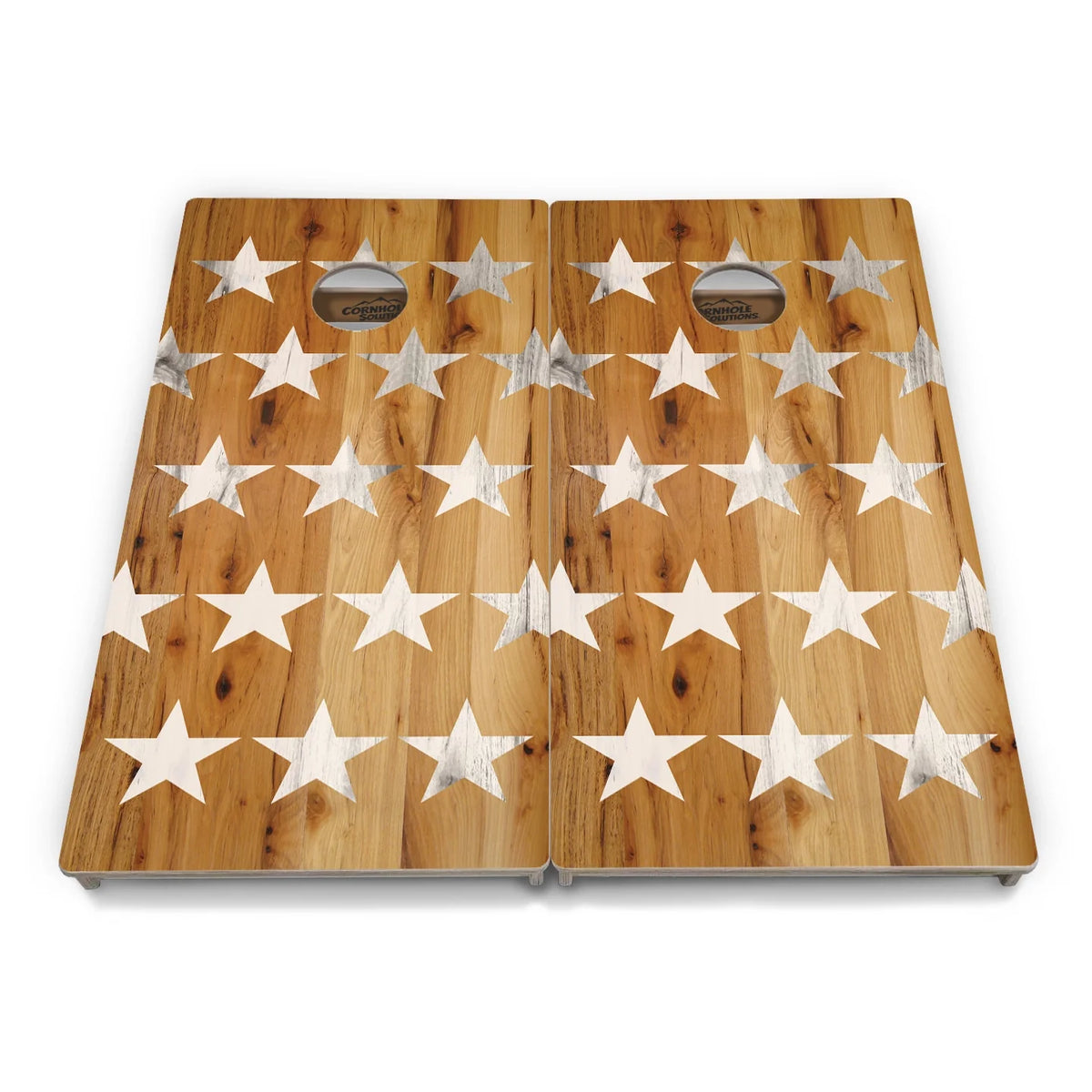 Natural Large SS Cornhole Boards - Professional Tournament Series