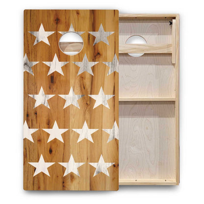 Large Stars & Stripes Cornhole Boards - Backyard Series