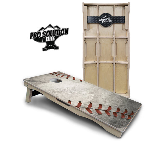 Worn Baseball & Glove Cornhole Boards — Pro Elite Series