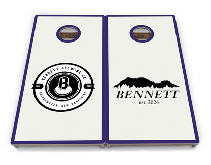 Complete Tournament Cornhole Bundle - Boards, Custom Bags & Carrying Case - Custom