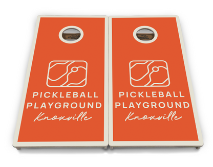 Complete Tournament Cornhole Bundle - Boards, Custom Bags & Carrying Case - Custom