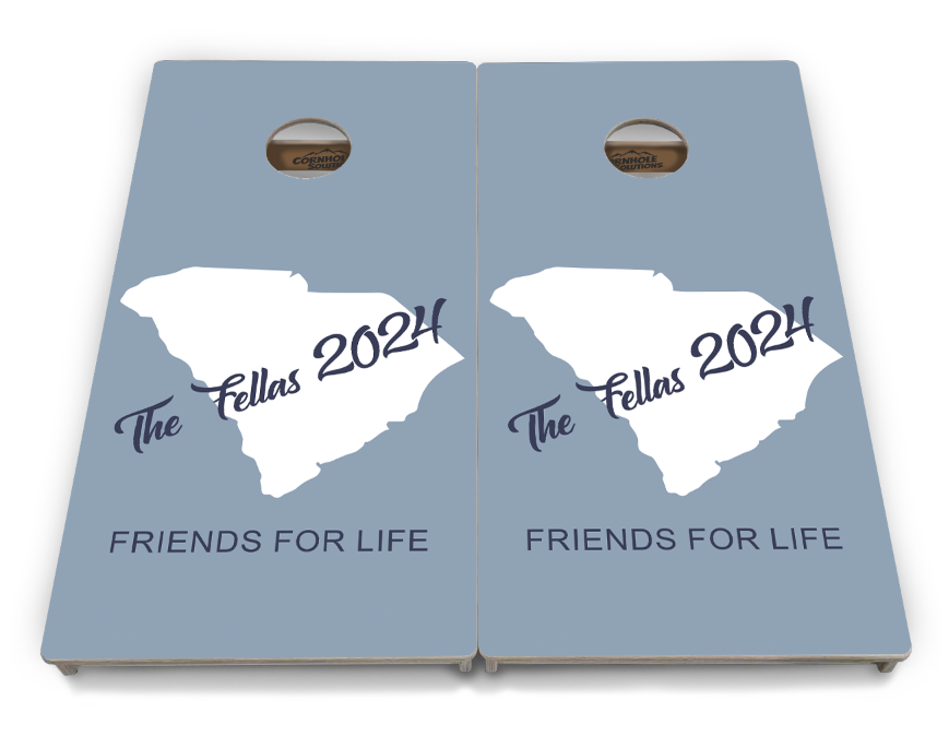 Complete Tournament Cornhole Bundle - Boards, Custom Bags & Carrying Case - Custom