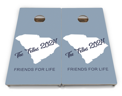 Complete Tournament Cornhole Bundle - Boards, Custom Bags & Carrying Case - Custom
