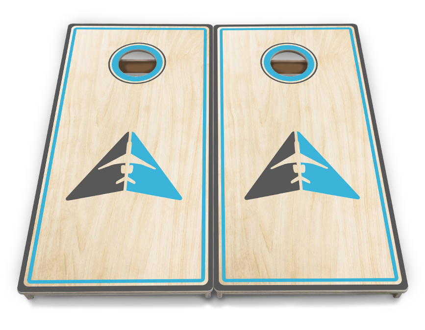Complete Tournament Cornhole Bundle - Boards, Custom Bags & Carrying Case - Custom