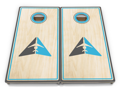 Complete Tournament Cornhole Bundle - Boards, Custom Bags & Carrying Case - Custom