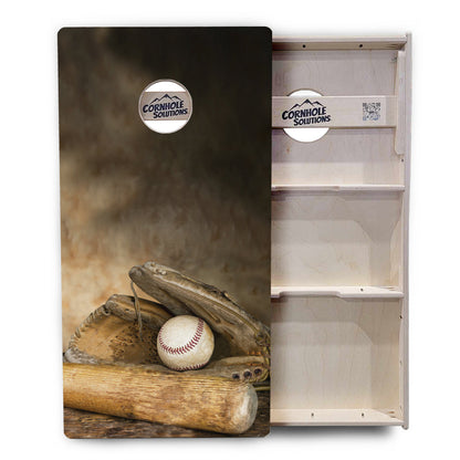 Worn Baseball Cornhole Boards - Professional Tournament Series