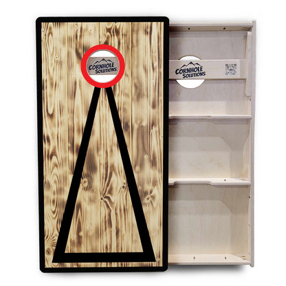 Burnt Triangle Cornhole Boards - Professional Tournament Series