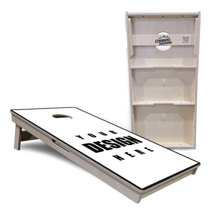 Complete Tournament Cornhole Bundle - Boards, Custom Bags & Carrying Case - Custom