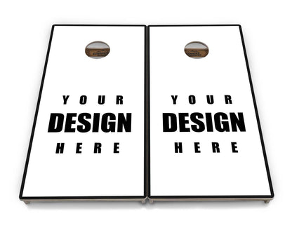 Complete Tournament Cornhole Bundle - Boards, Custom Bags & Carrying Case - Custom