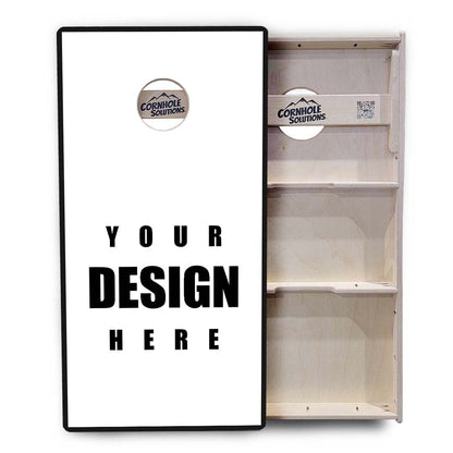 Complete Tournament Cornhole Bundle - Boards, Custom Bags & Carrying Case - Custom