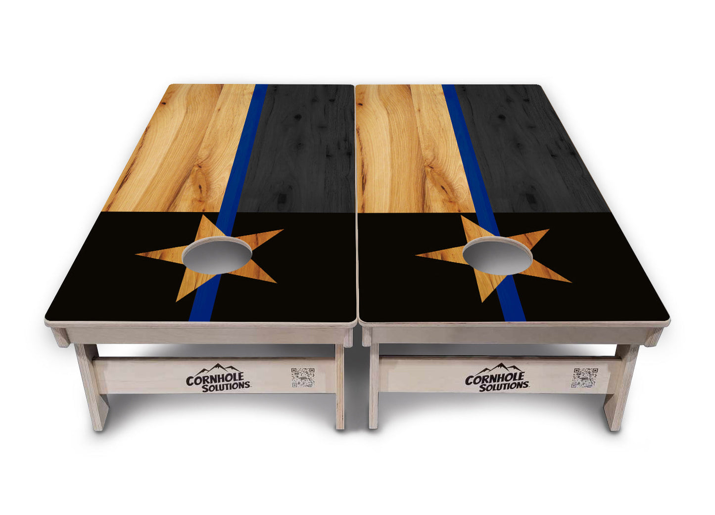 Texas Thin Blue Line Cornhole Boards — Tournament Series