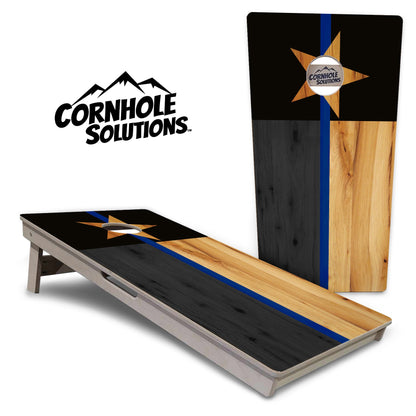 Texas Thin Blue Line Cornhole Boards — Tournament Series