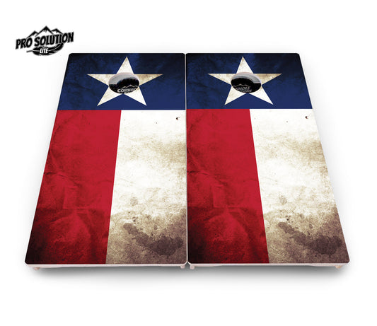 Texas Flag Cornhole Boards — Pro Lite Series