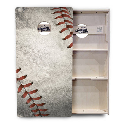 Worn Baseball Cornhole Boards - Professional Tournament Series